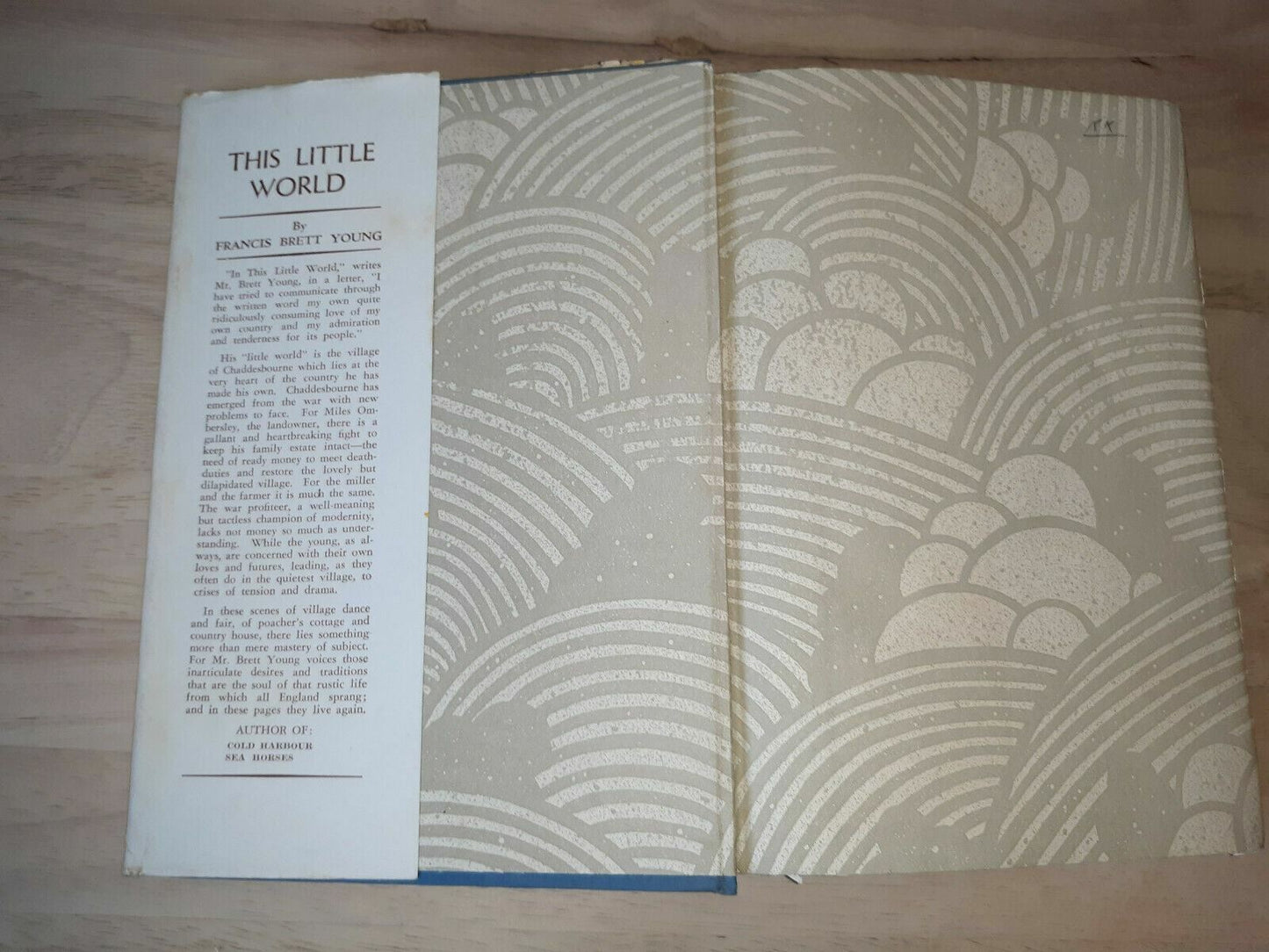 THIS LITTLE WORLD 1934 Francis Brett Young HC/DJ 1st Edition