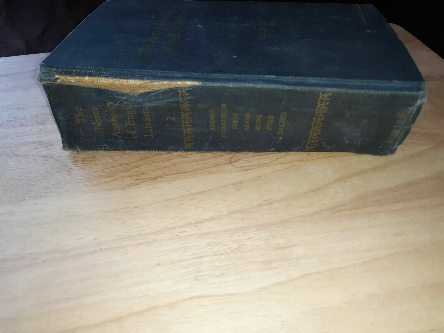 The Norton Anthology of English Literature Volume 2 First Edition 1962