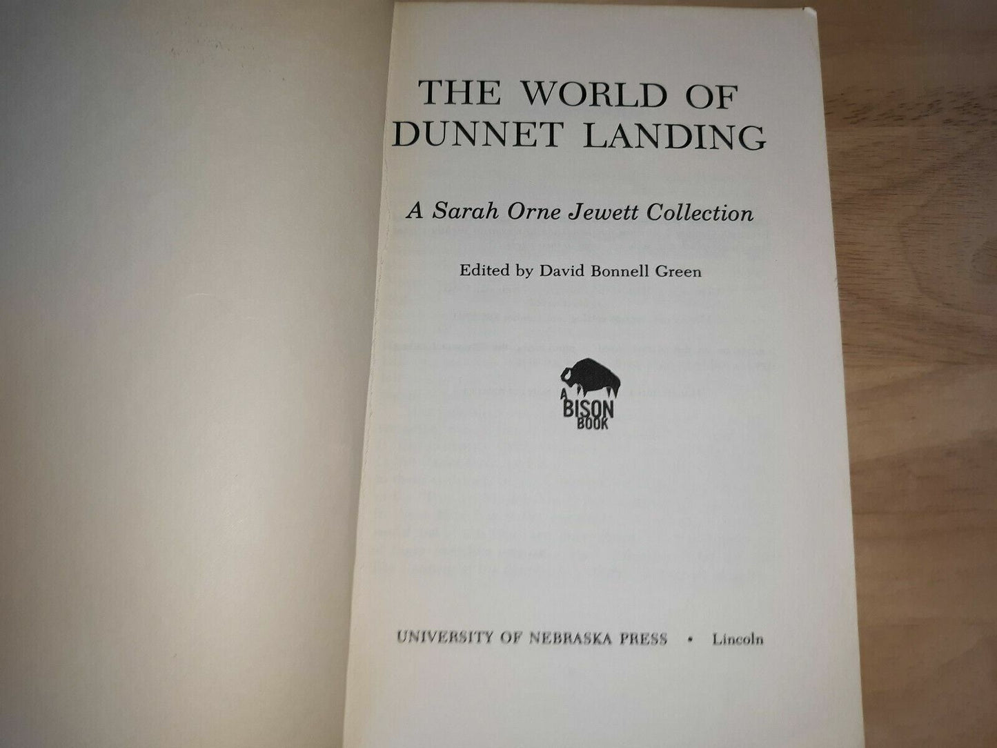 The World of Dunnet Landing by Sarah Orne Jewett (English) Paperback 1962