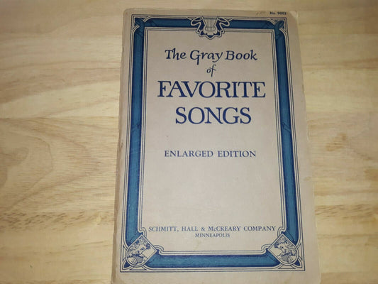 The Gray Book Of Favorite Songs Enlarged Edition 1951