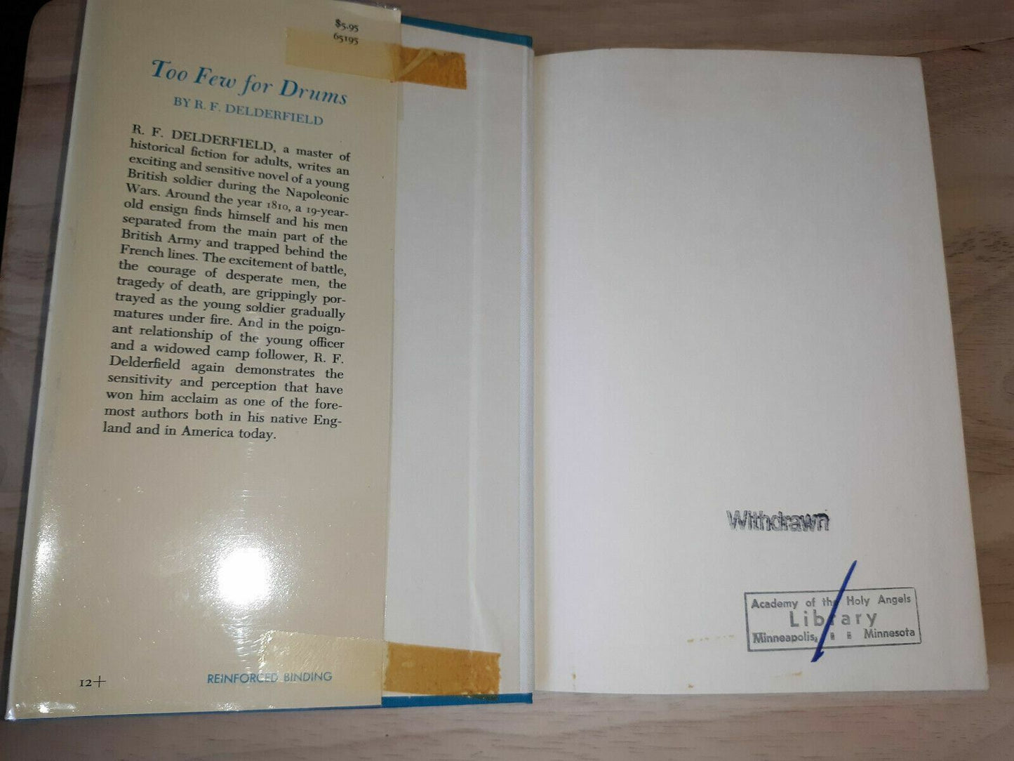 Too Few for Drums (R. F. Delderfield - 1964) 1st U.S. Printing