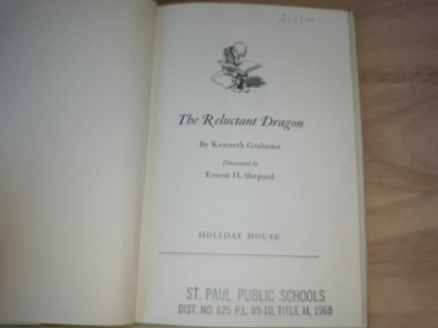 The Reluctant Dragon Kenneth Grahame 1938 10th Printing Holiday House