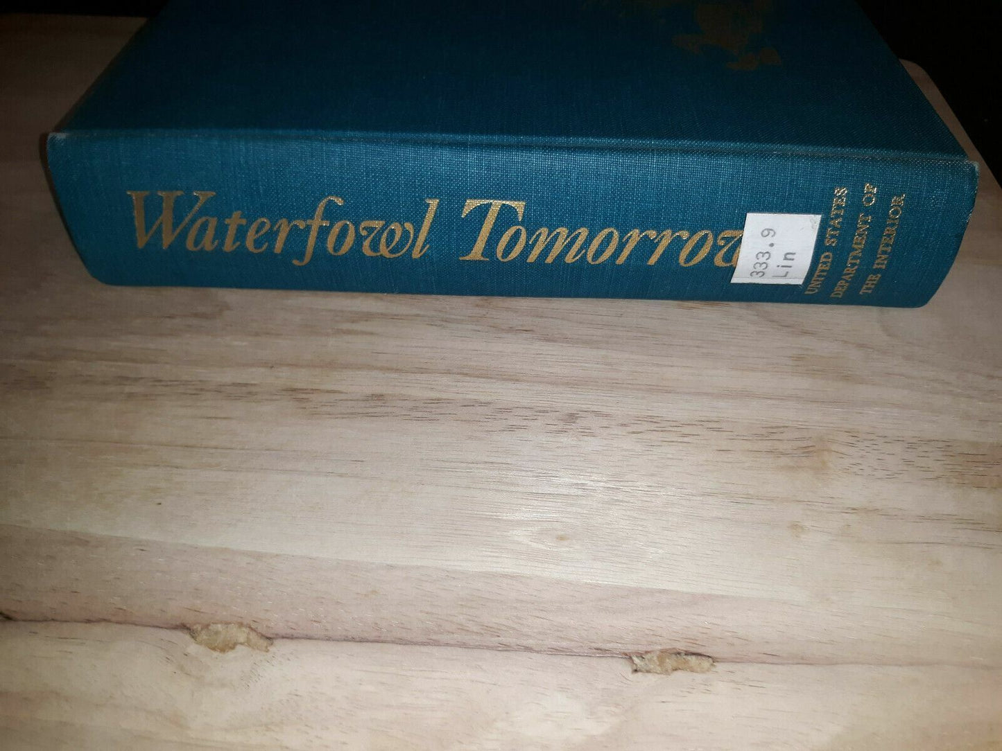 Waterfowl Tomorrow, Linduska, hardcover, Dept of Interiors, 1964