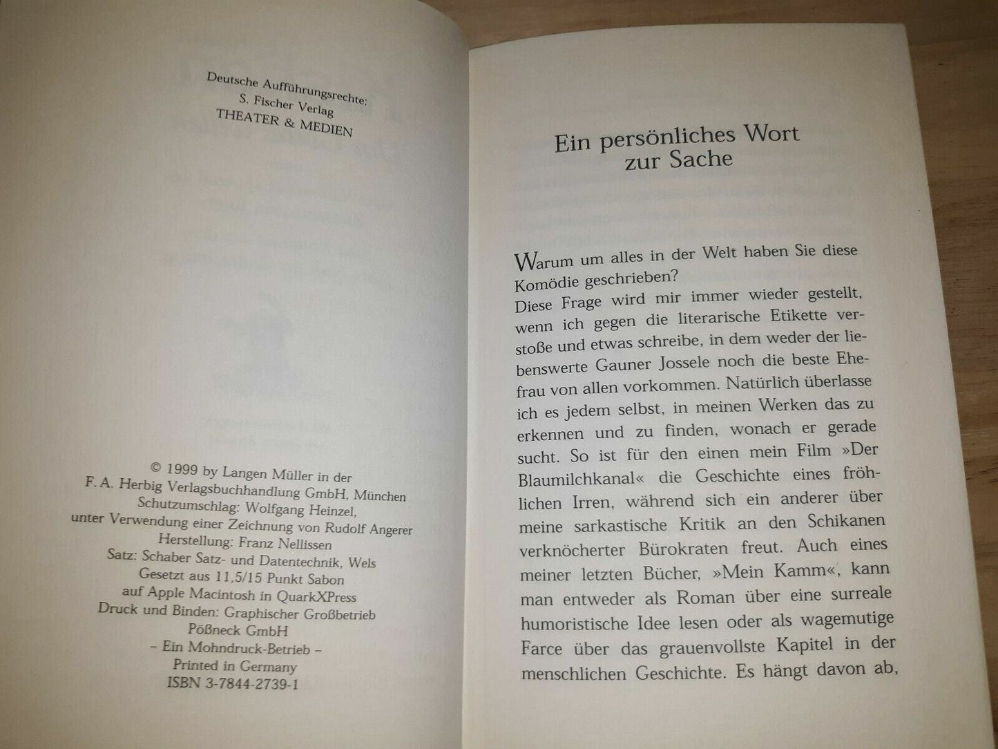 Um Gottes Willen oder Der Vaterschaftsprozeß des Josef Zimmermann 1999 Ephraim