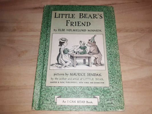 Vintage 1960 Little Bear's Friend by Else Holmelund Minarik Hardcover