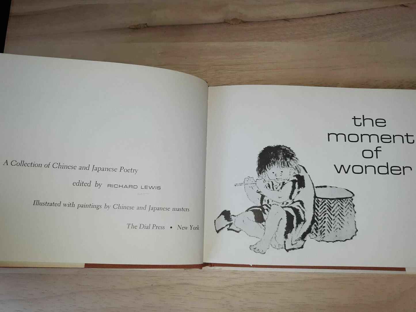 The Moment Of Wonder - Richard Lewis (Hardcover, Dust Jacket, 1964)