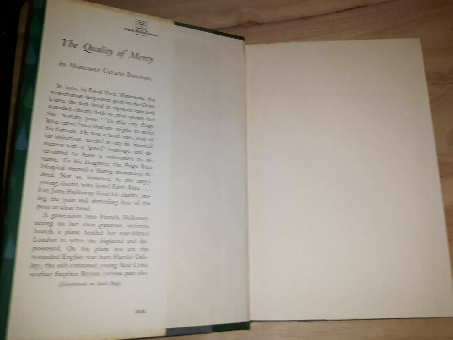 The Quality of Mercy (Margaret Culkin Banning, 1963 1st Edition HCDJ)