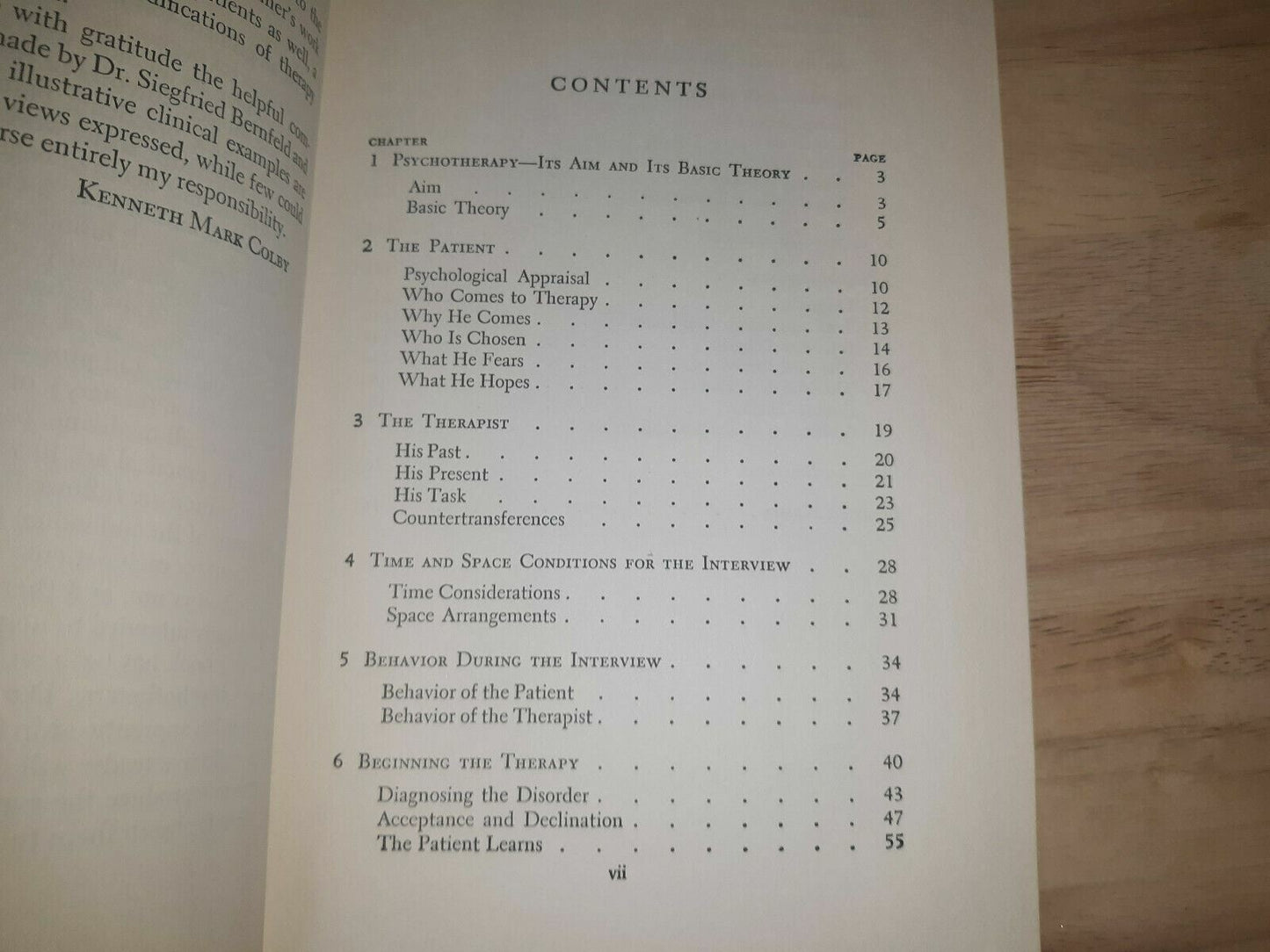 A Primer for Psychotherapists by Kenneth M. Colby 1951, HC Vintage Book
