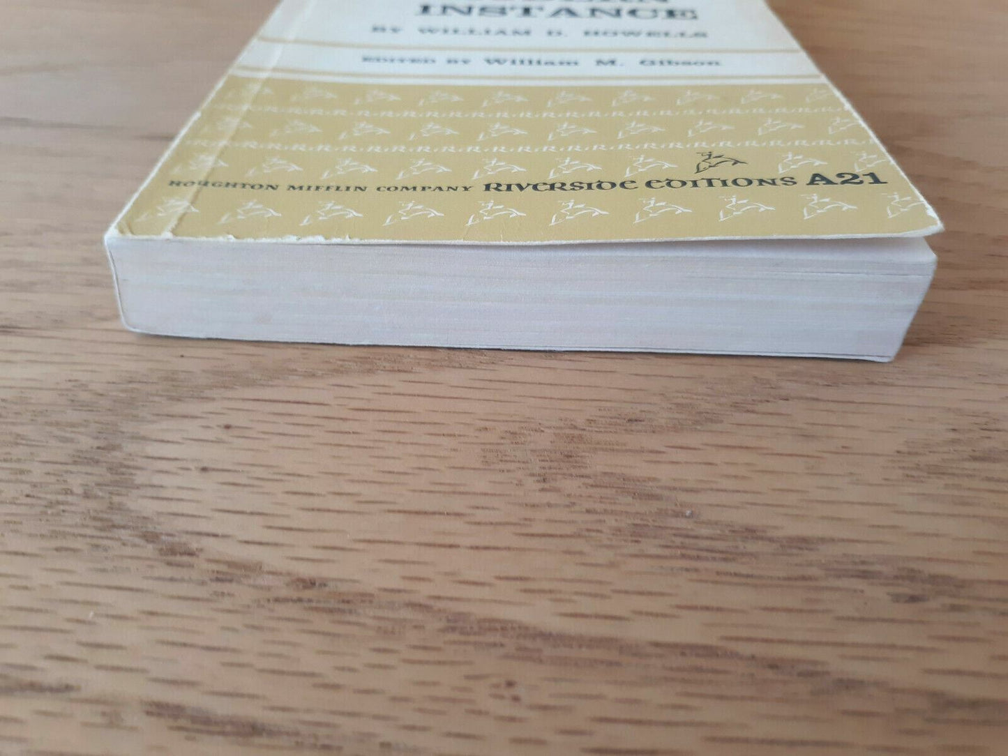 A Modern Instance by William D. Howells Riverside Editions A21 (1957, Trade PB)