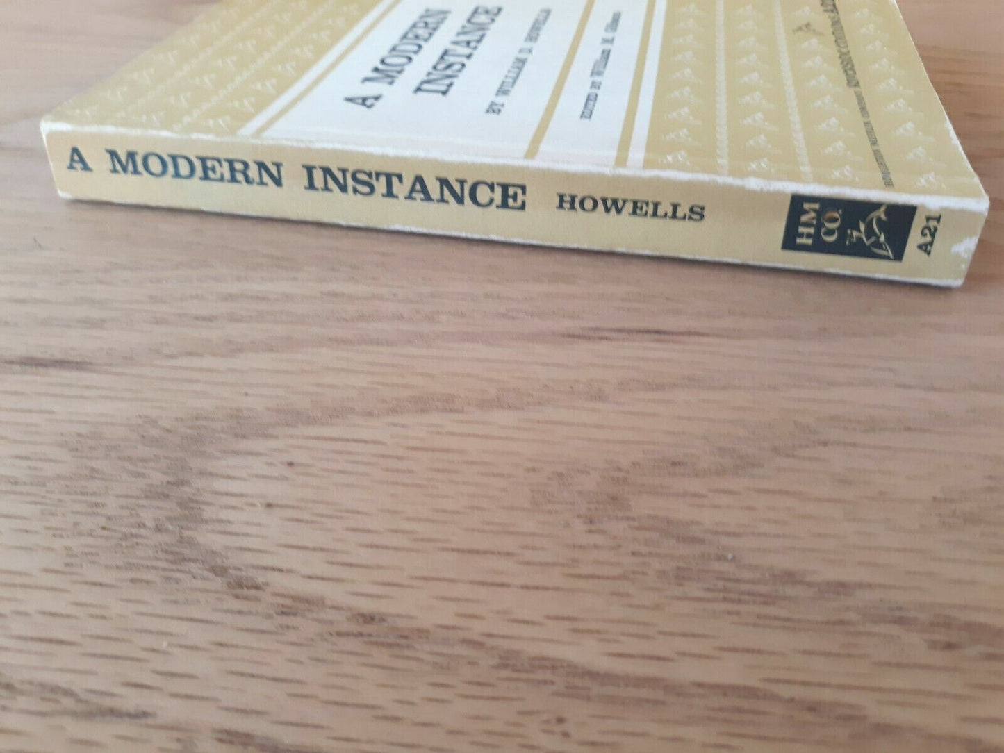 A Modern Instance by William D. Howells Riverside Editions A21 (1957, Trade PB)