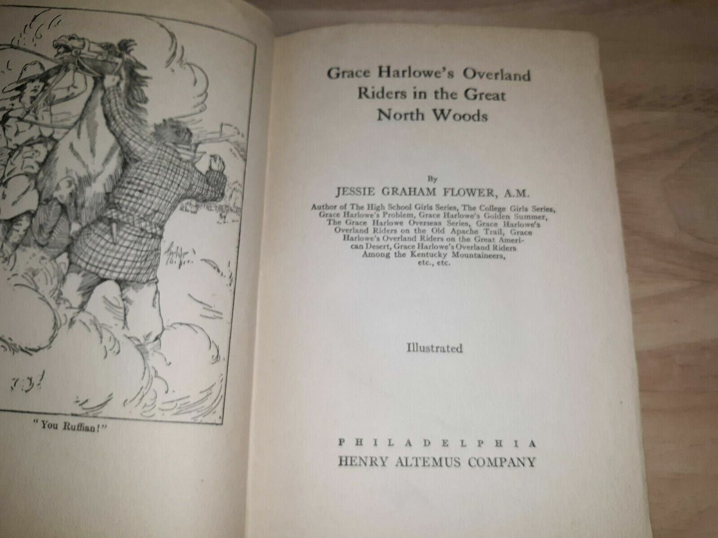 Grace Harlowe’s Overland Riders In The Great North Woods Jessie Flower 1921