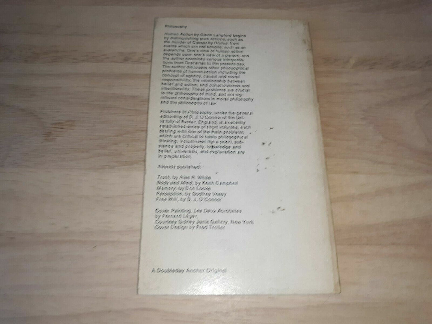 Human Action. Anchor/Doubleday 1971 Glenn Langford