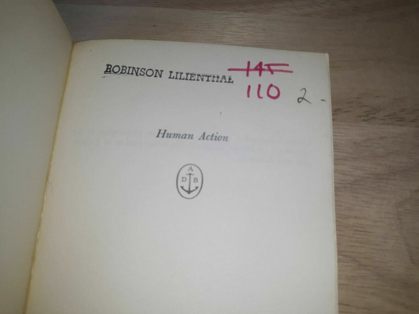 Human Action. Anchor/Doubleday 1971 Glenn Langford