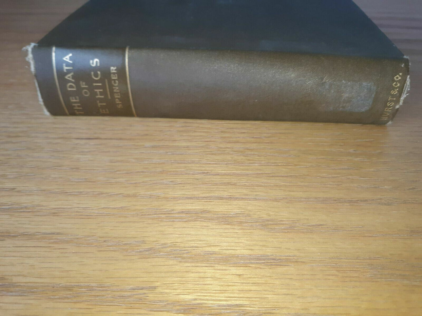 Herbert Spencer THE DATA OF ETHICS Hurst & Company HC