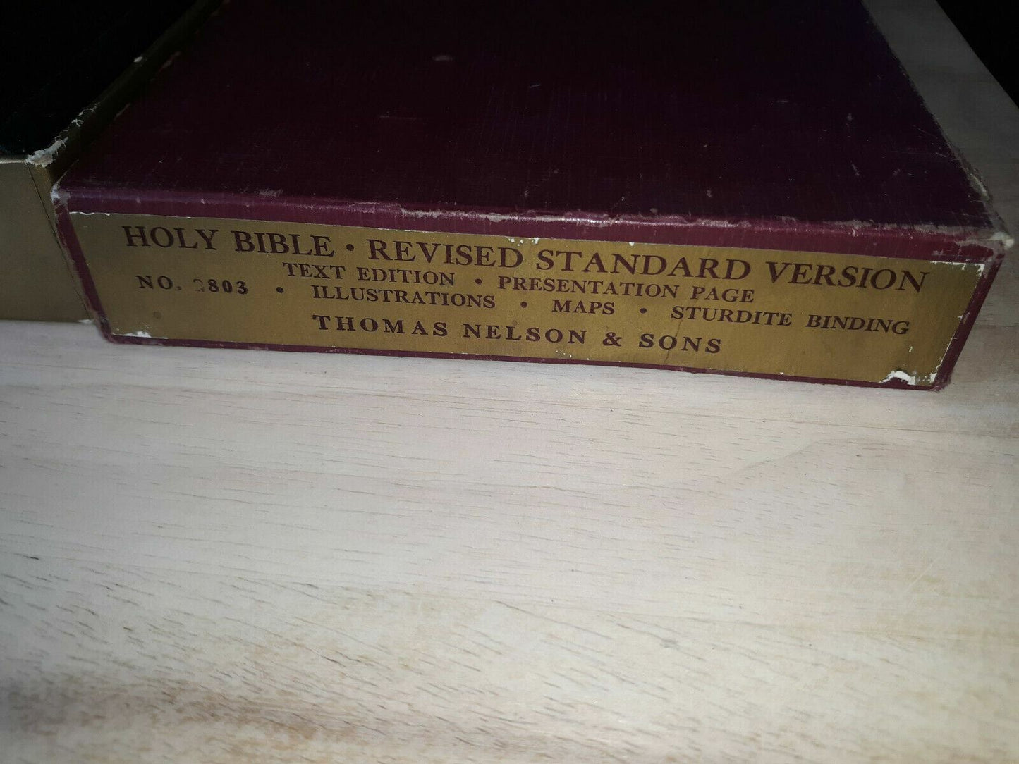 The Holy Bible Revised Standard Version 2803 Thomas Nelson and Sons 1953 in Box