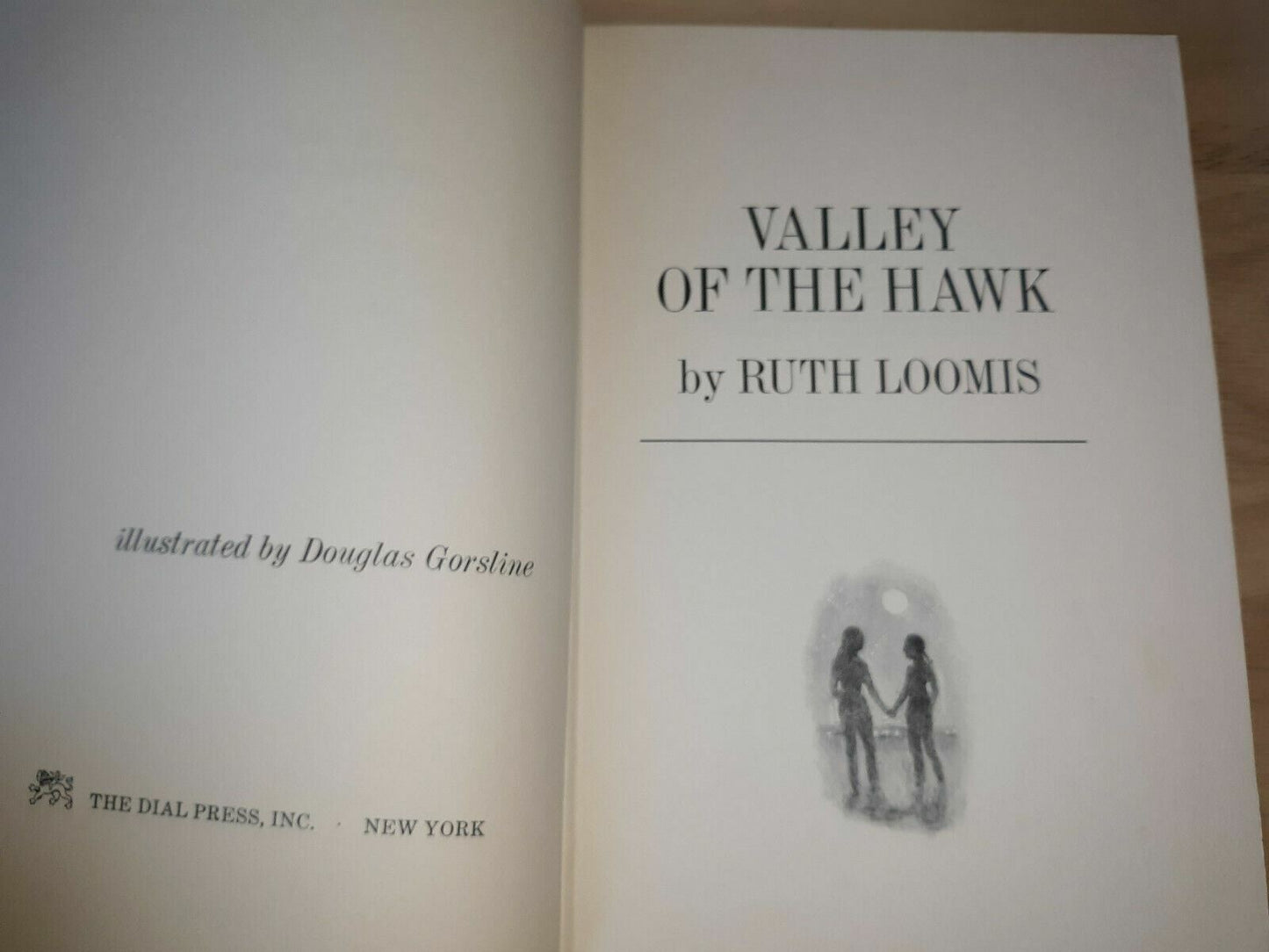 valley of the hawk by ruth loomis HC 1969 first printing