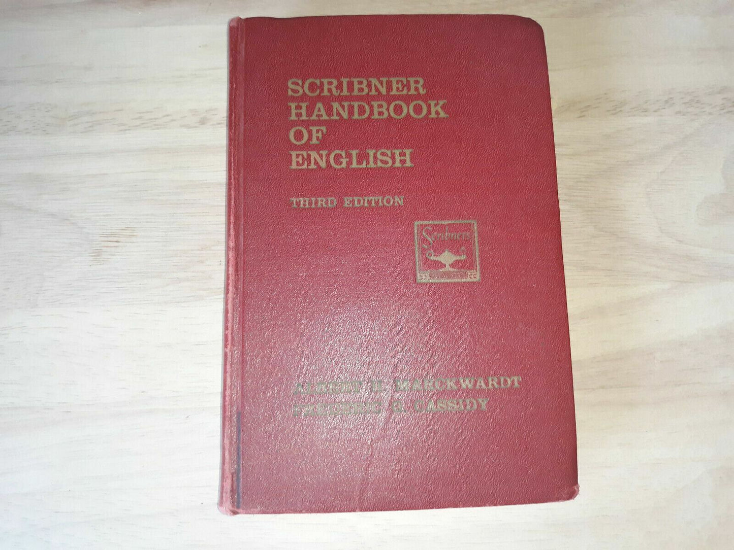 Vintage Scribner Handbook of English 3rd Edition by Albert H Marckwardt, HC 1960