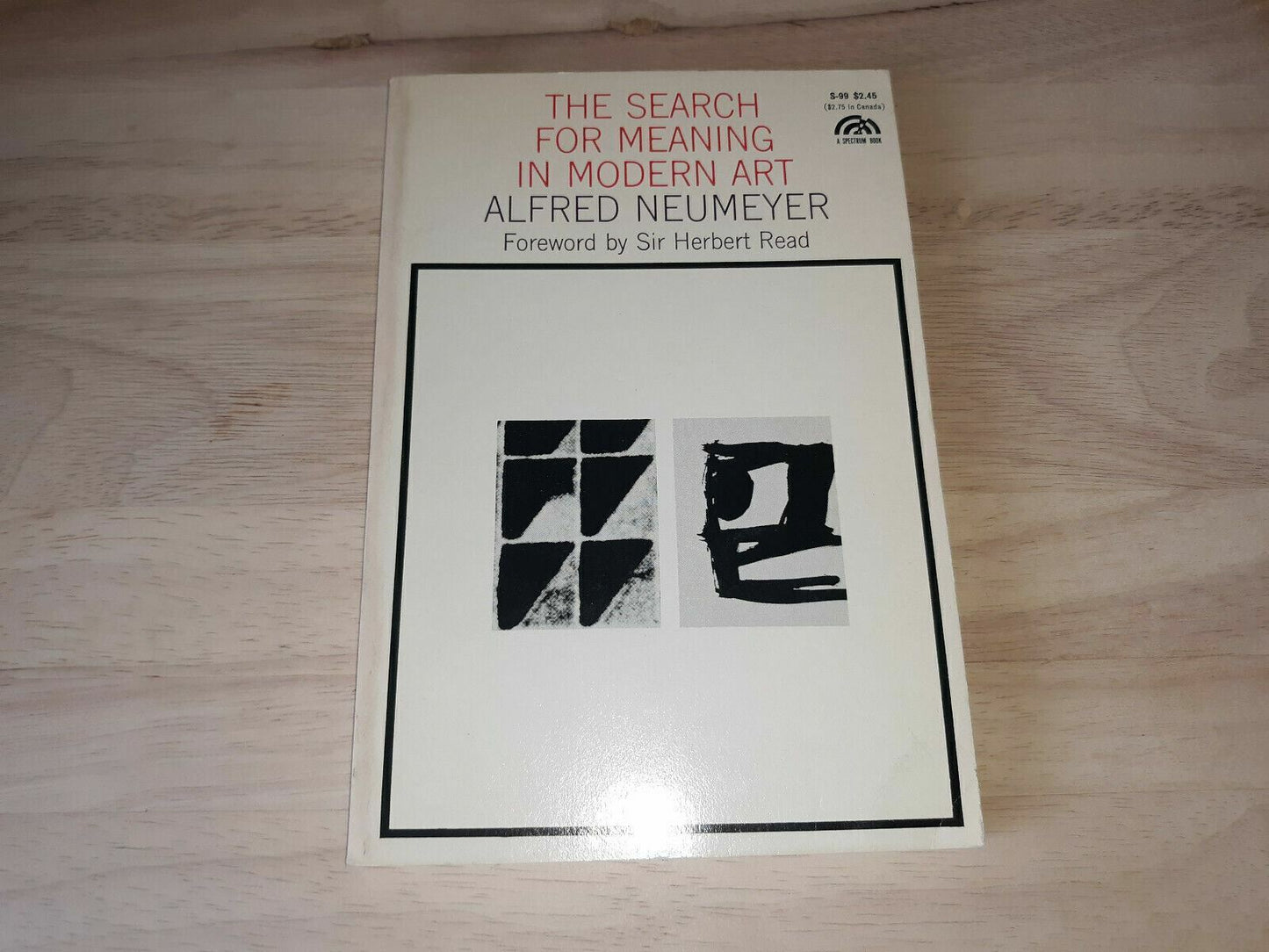 Alfred Neumeyer The Search For Meaning In Modern Art PB 1964