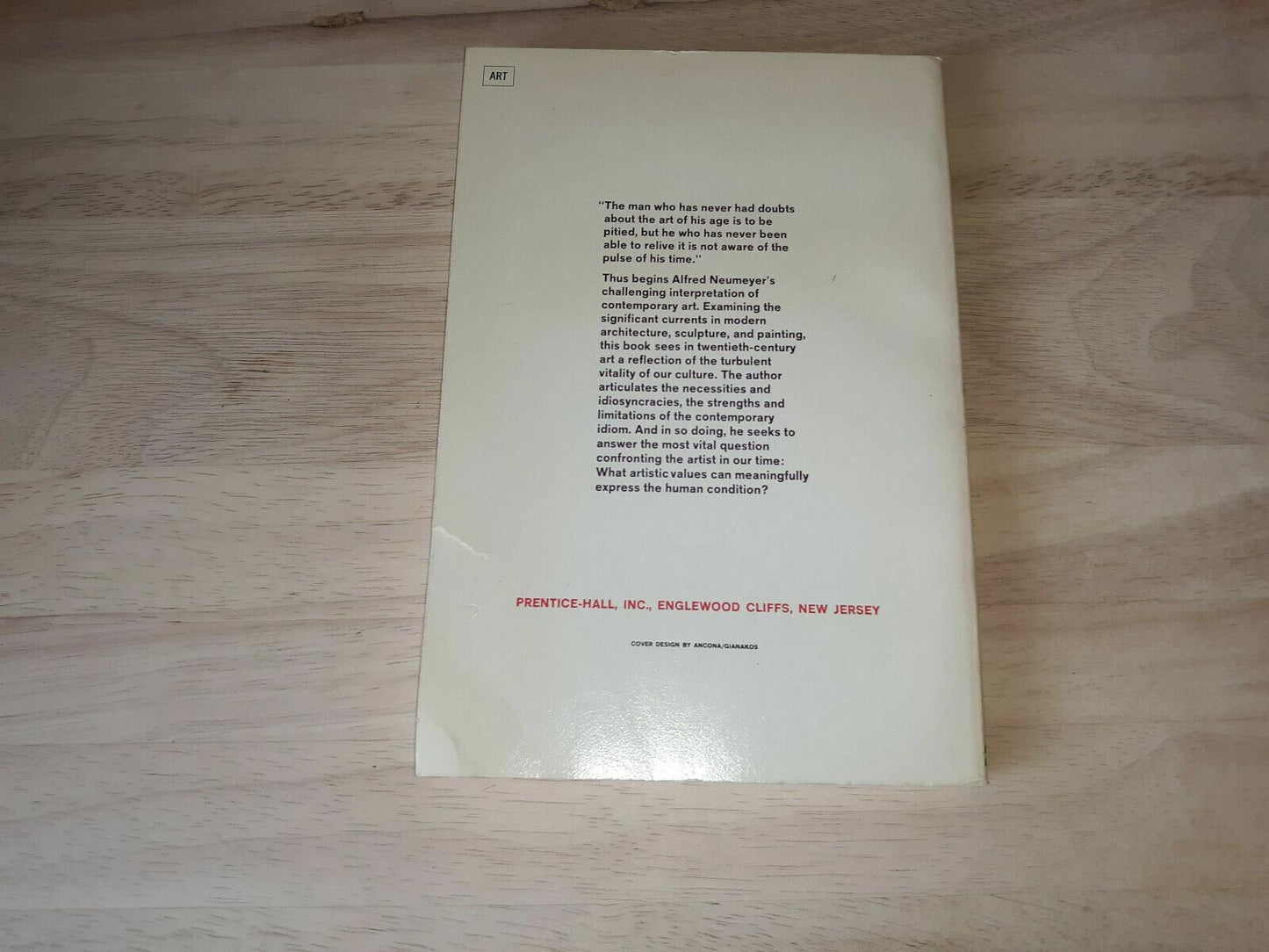 Alfred Neumeyer The Search For Meaning In Modern Art PB 1964