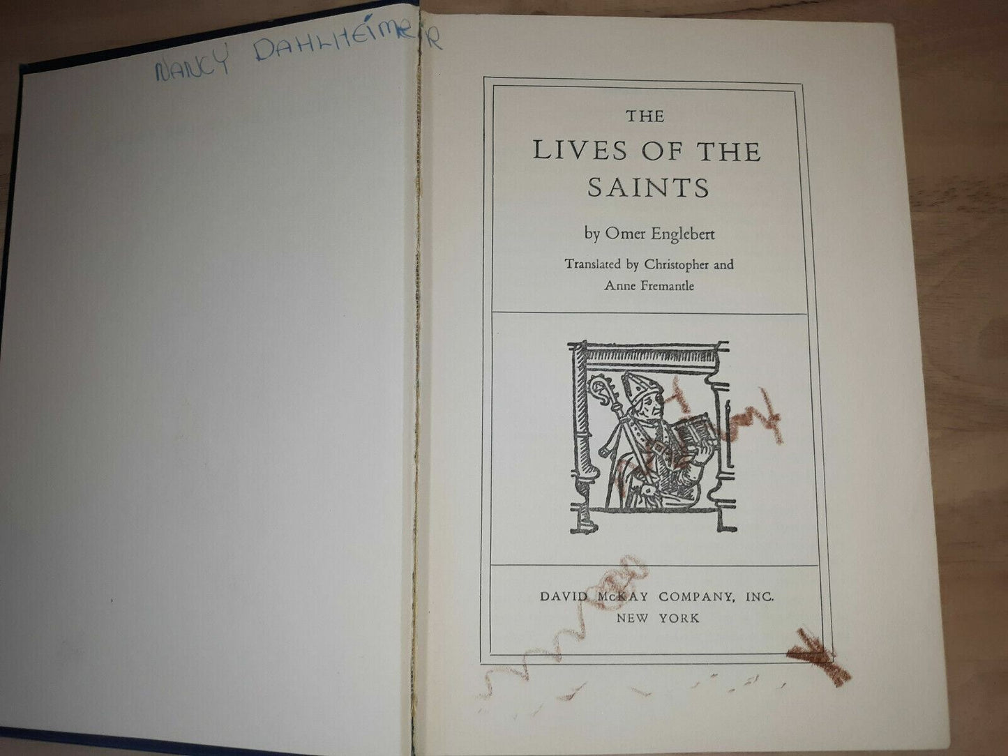 THE LIVES OF THE SAINTS by Omer Englebert- 1960, Catholic saint biographies