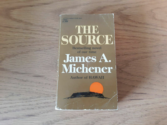 Vintage 1967 THE SOURCE by James A. Michener~ 1st Print Fawcett Paperback