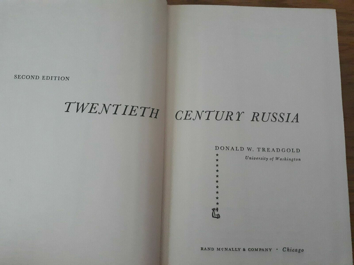 Twentieth Century Russia by Donald Treadgold 1970