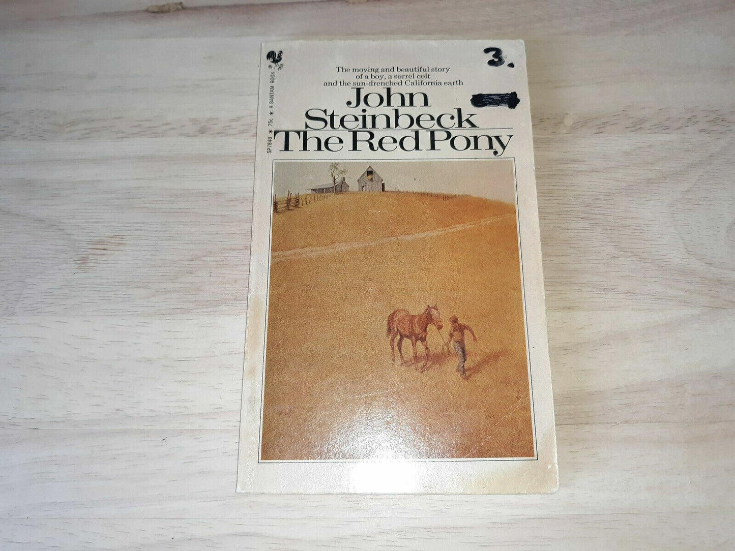 The Red Pony, John Steinbeck 1973 Bantam Paperback