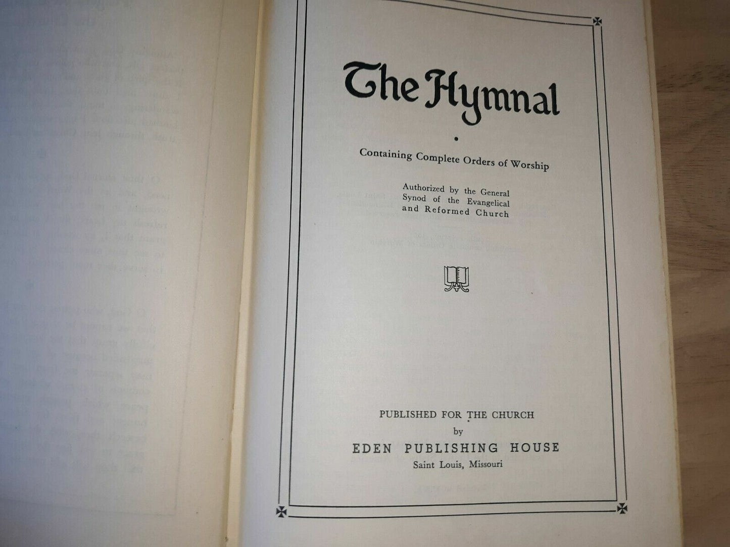 Vintage 1951 The Hymnal Eden Publishing House