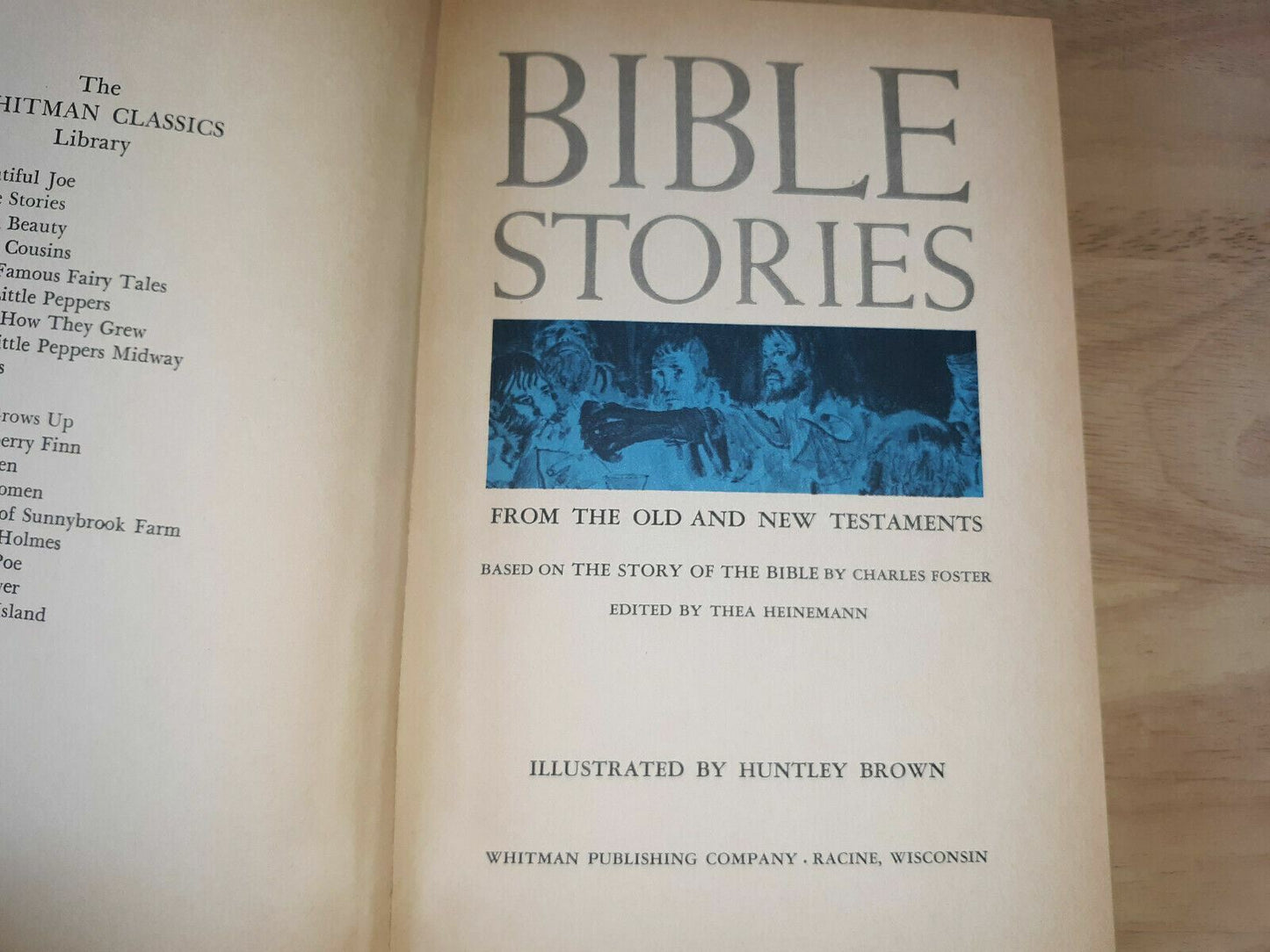 Vintage 1966 Bible Stories From The Old And New Testaments Hardback