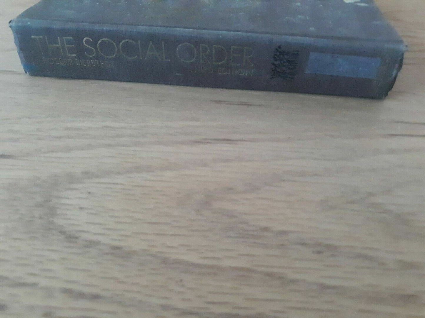 The Social Order by Robert Bierstedt 1970 3rd Edition