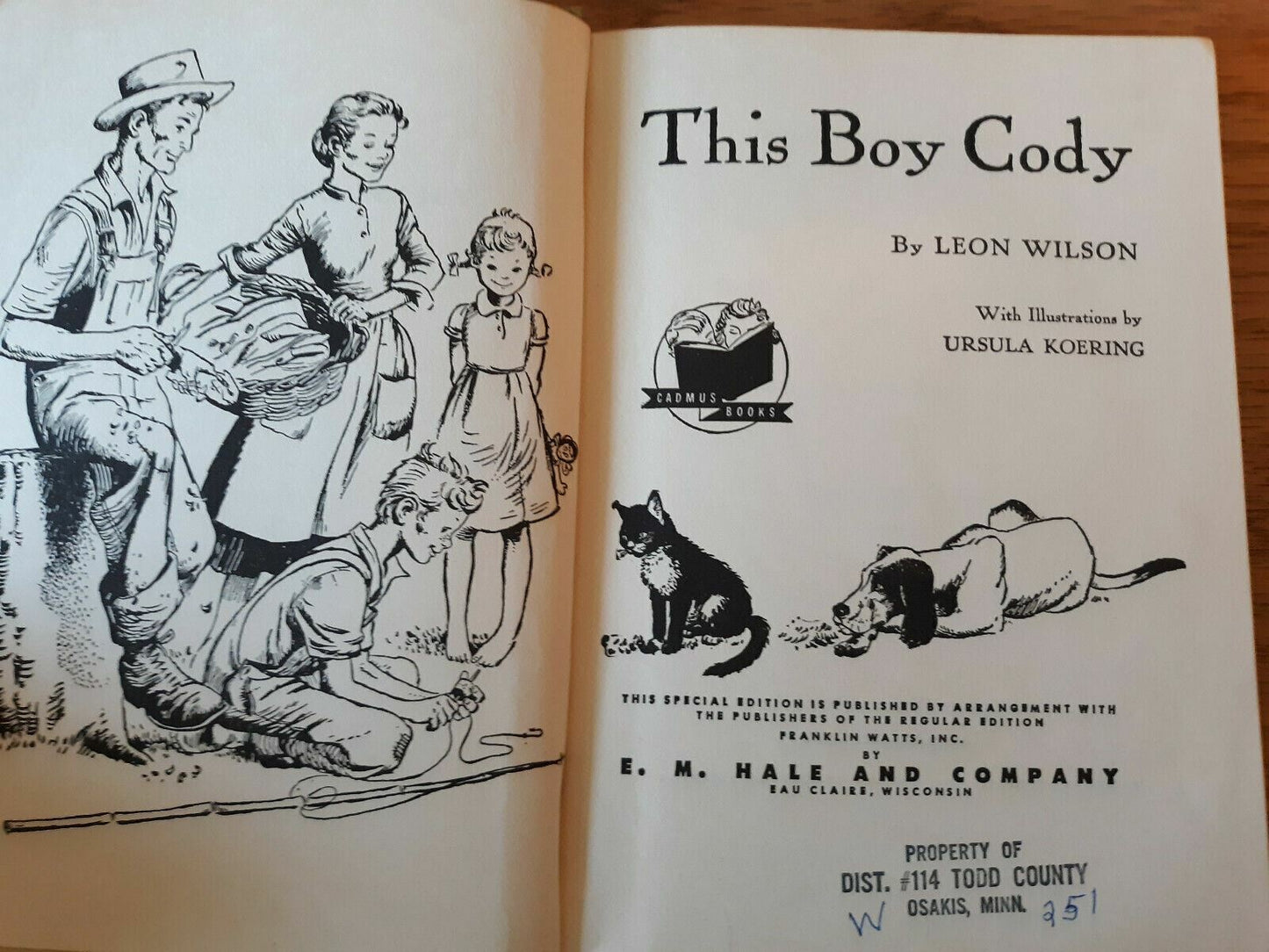 This Boy Cody by Leon Wilson 1950 1st Printing Hardcover