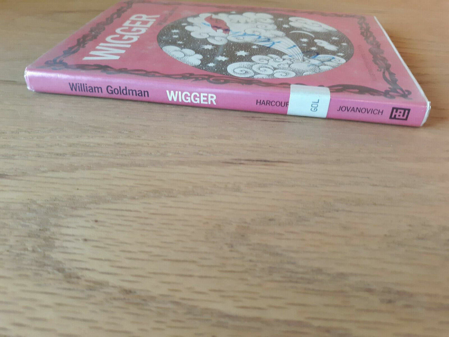 Wigger by William Goldman 1974 Hardcover Dust Jacket