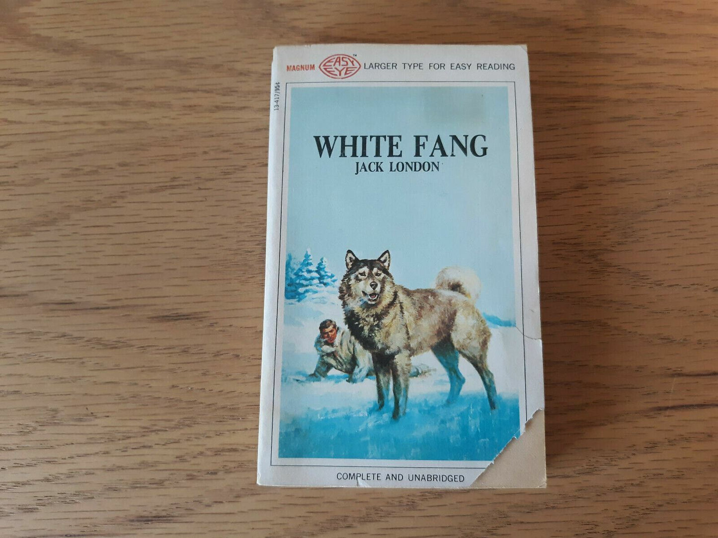 White Fang/Jack London/1968 paperback Magnum Easy Eye Books