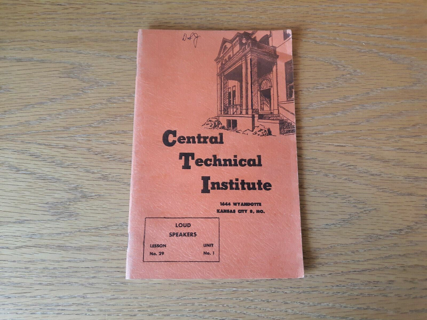 Central Technical Institute Lesson No. 29 Unit No. 1 Loud Speakers