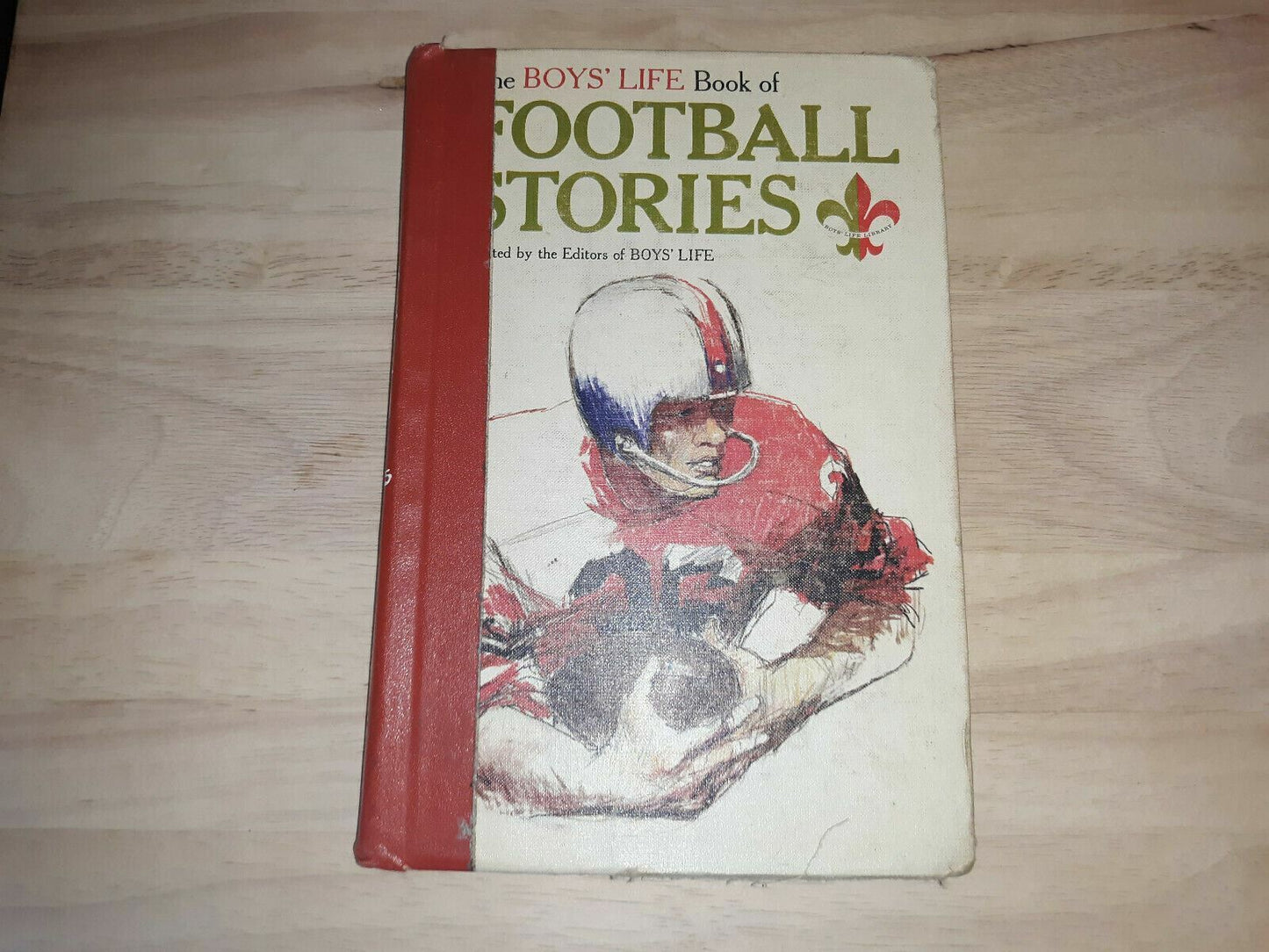 Vtg 1963 The Boys Life Book Of Football Stories Boy Scouts Random House HC Child