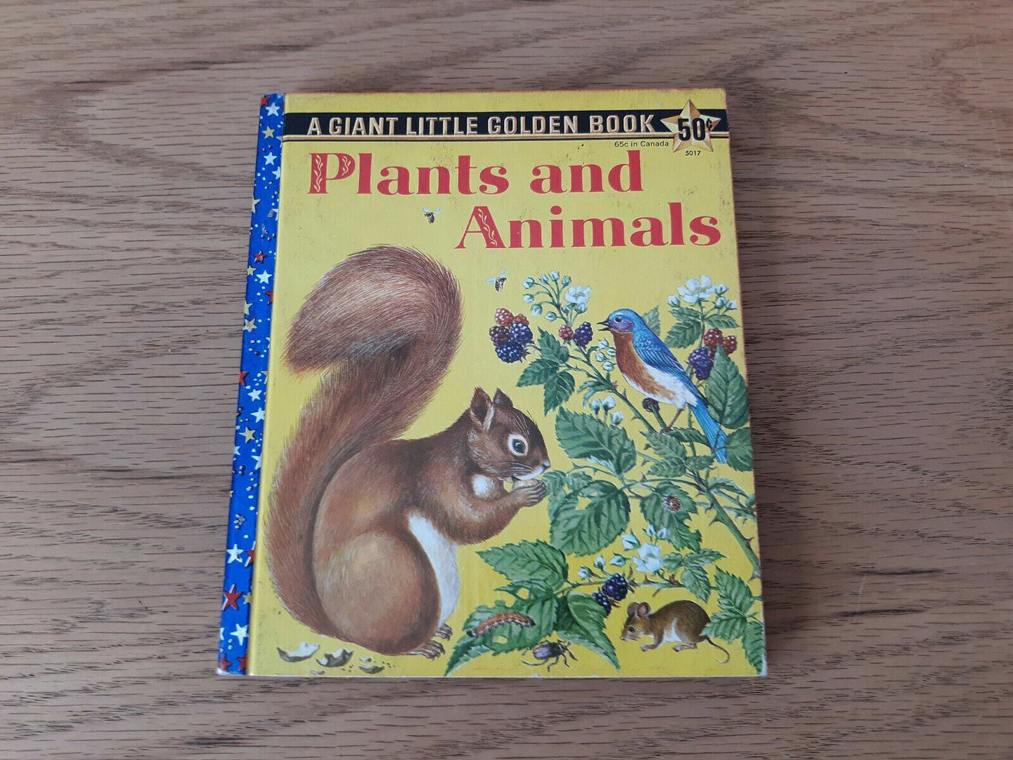 Plants And Animals, A Giant Little Golden Book,1958 Hardcover
