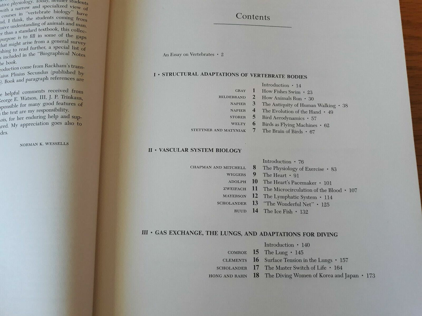 Vertebrate Adaptations Scientific American 1968