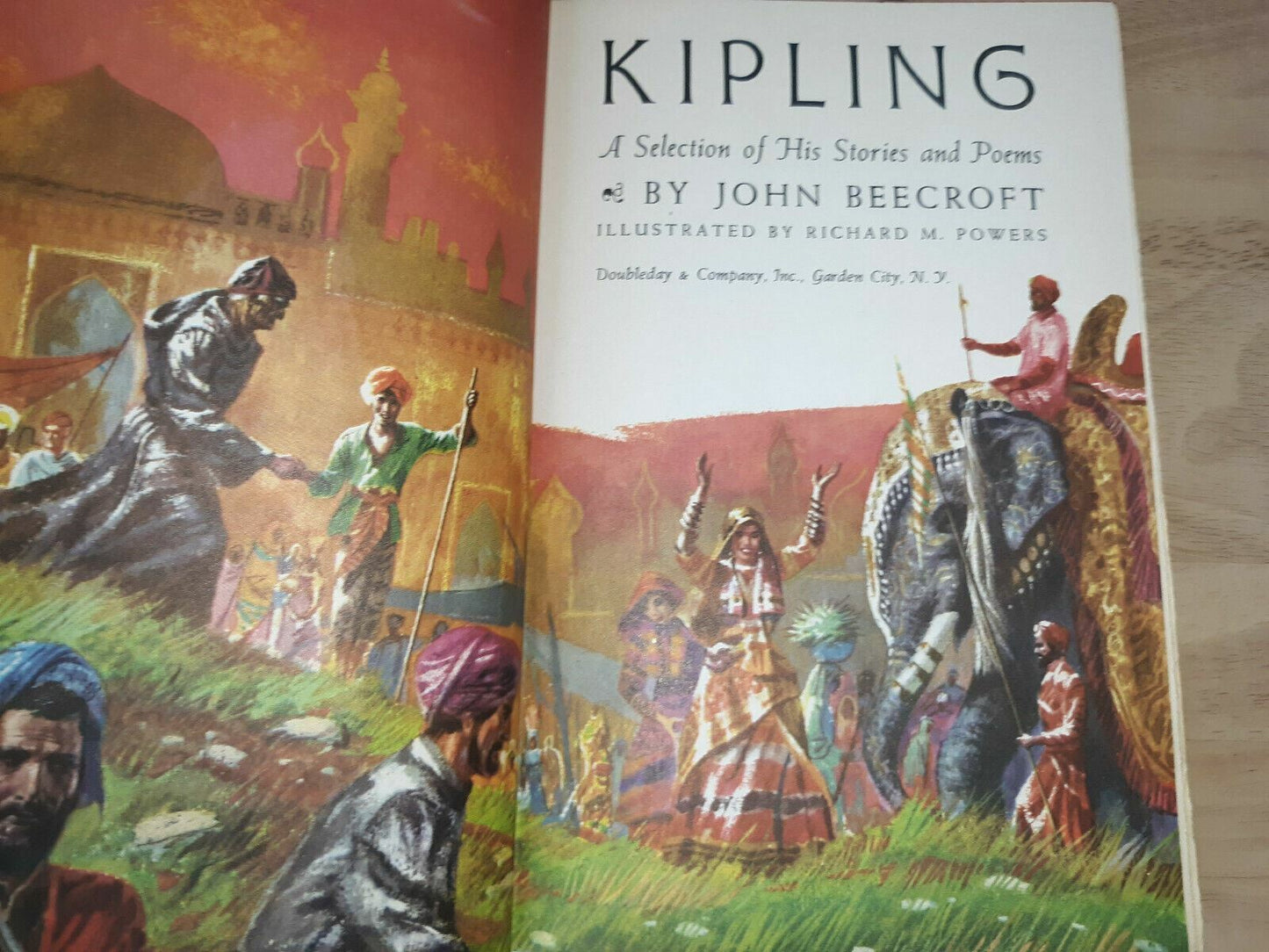 Vintage Book 1956 Kipling A Selection Of His Stories And Poems John Beecroft