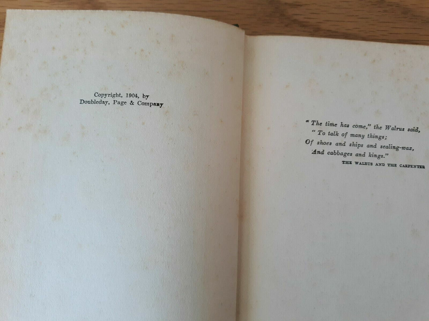Cabbages and Kings HC 1915 O. Henry Doubleday Page & Company Authorized Edition