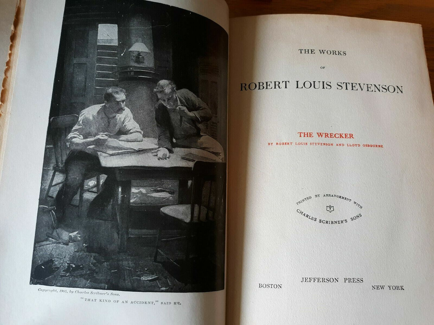 The Works of Robert Louis Stevenson 10 Volumes Hardcover Thistle? Edition