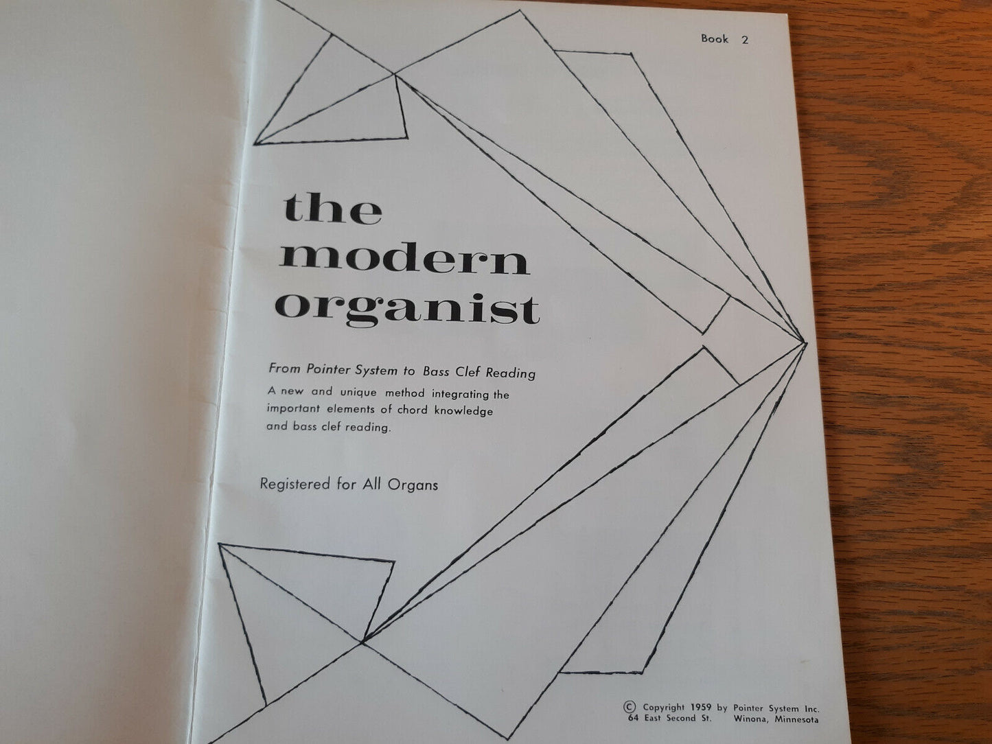 The Modern Organist Book 2 1959 Pointer System