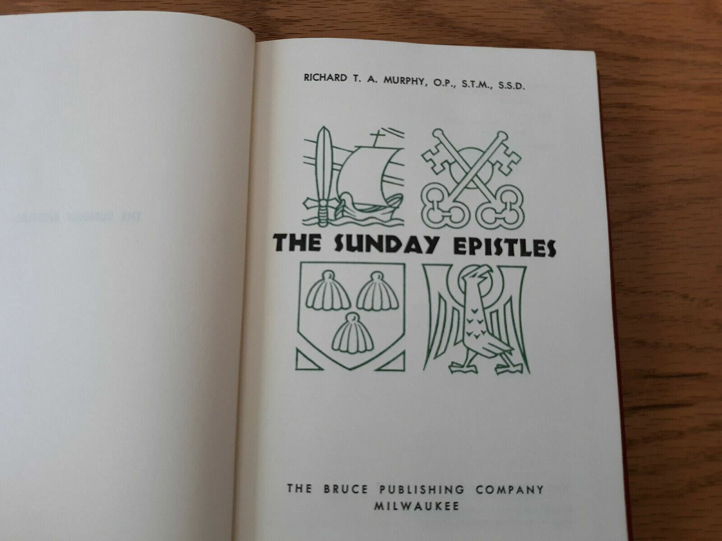 The Sunday Epistles by Richard T A Murphy (1961, Hardcover) Bruce