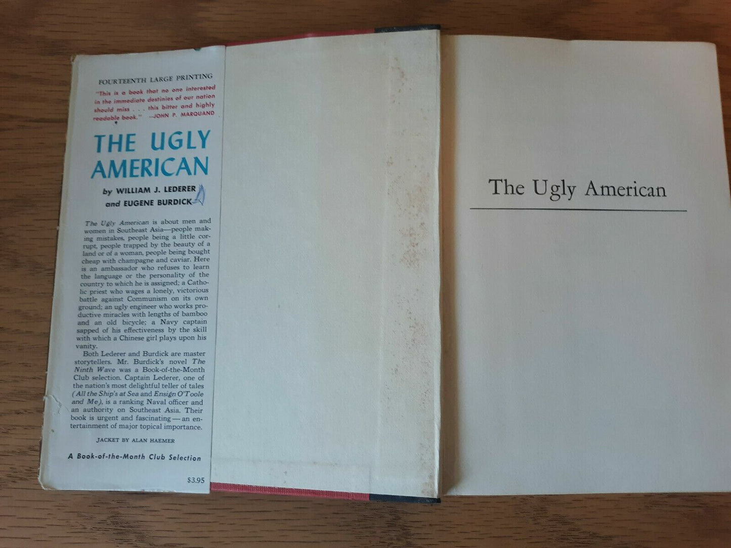 The Ugly American by William Lederer and Eugene Burdick 1958