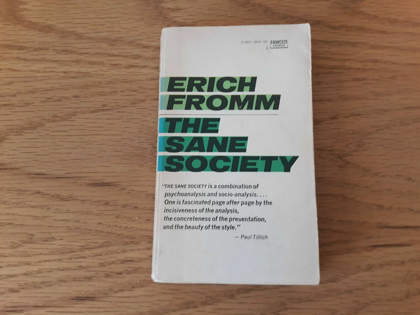 The Sane Society by Erich Fromm 1955 Paperback