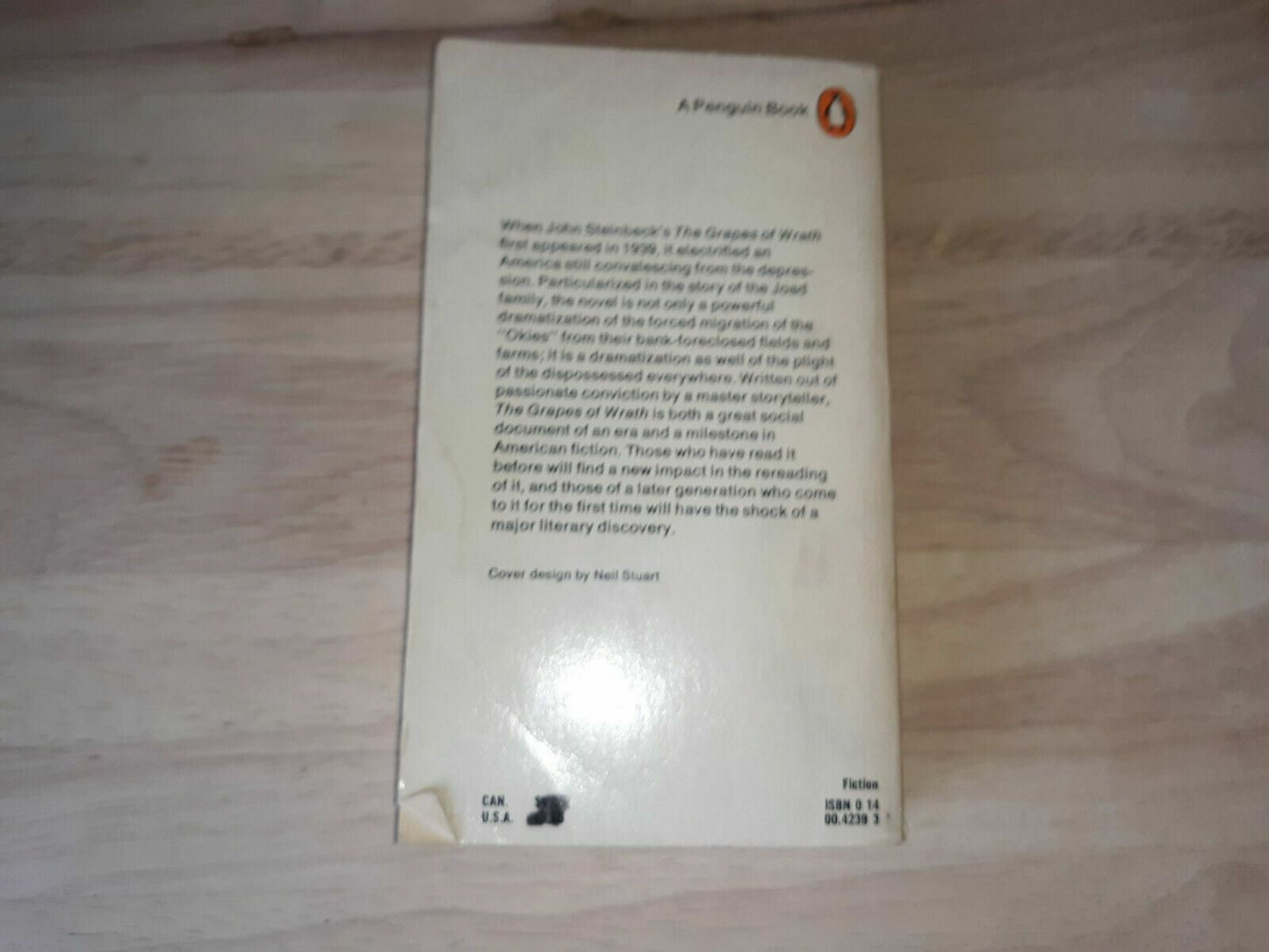 The Grapes of Wrath by John Steinbeck 1985 Penguin Books