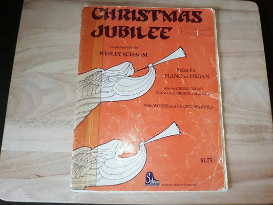 1975 Christmas Jubilee Schaum Solos For Piano Or Organ