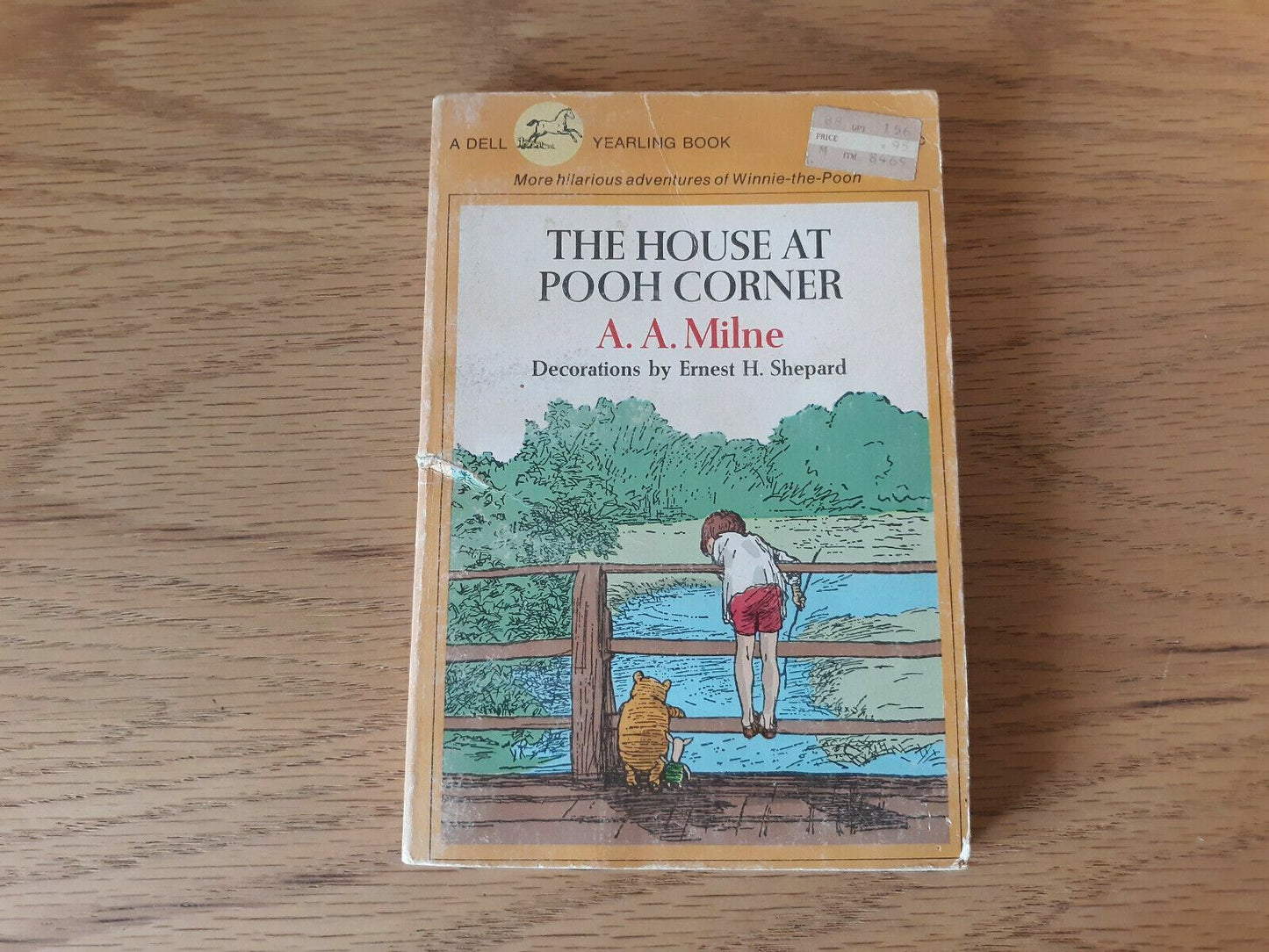 The House at Pooh Corner by A. A. Milne 1971 Dell Yearling Book PB