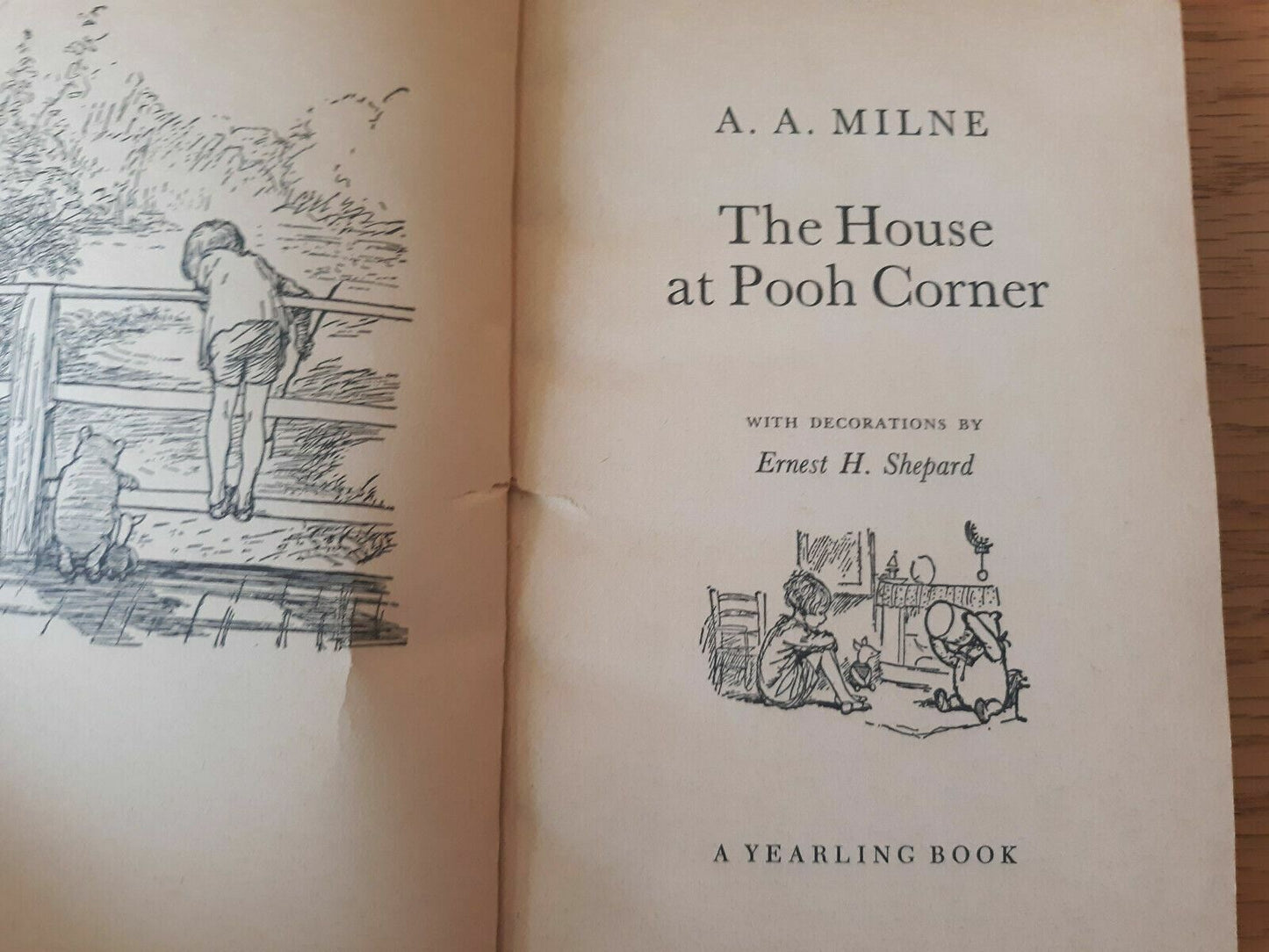 The House at Pooh Corner by A. A. Milne 1971 Dell Yearling Book PB