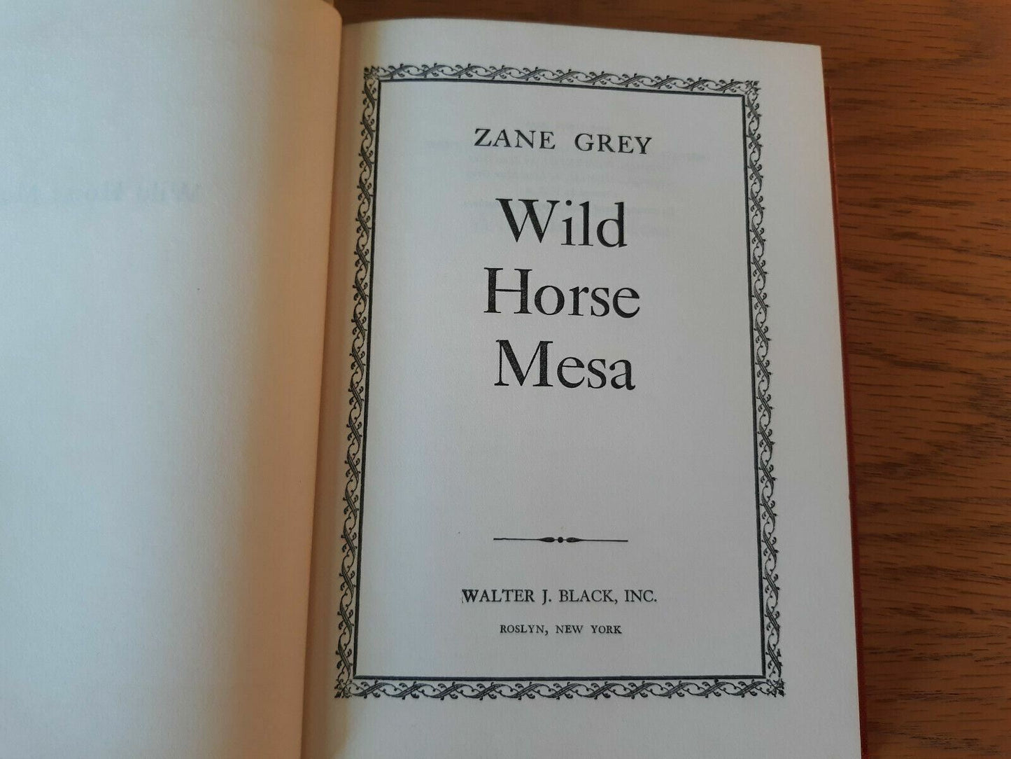 Wild Horse Mesa Zane Grey 1952 Hardcover Walter J Black