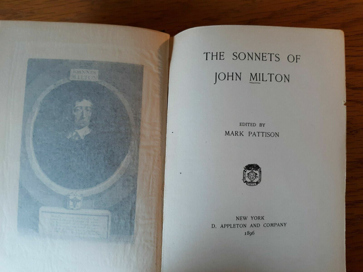 The Sonnets of John Milton 1896